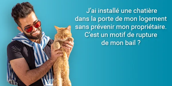 chatière résiliation bail